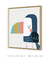 Imagem do Quadro Decorativo Infantil Ave Tucano Azul