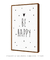 Quadro Decorativo Infantil Be Happy - loja online