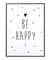 Quadro Decorativo Infantil Be Happy