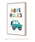 Imagem do Quadro Decorativo Infantil Carrinho Boys Rules