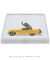 Quadro Decorativo infantil Elefante de Carro Amarelo - loja online