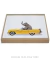 Quadro Decorativo infantil Elefante de Carro Amarelo