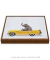 Quadro Decorativo infantil Elefante de Carro Amarelo - Quadros Incríveis