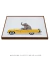 Quadro Decorativo infantil Elefante de Carro Amarelo