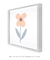 Quadro Decorativo Infantil Flor Série Nude - loja online