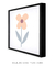 Quadro Decorativo Infantil Flor Série Nude - loja online