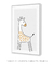 Quadro Decorativo Infantil Girafa Bege Safari na internet