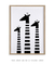 Imagem do Quadro Decorativo Infantil Girafas Preto e Branco