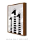 Quadro Decorativo Infantil Girafas Preto e Branco na internet