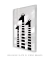Quadro Decorativo Infantil Girafas Preto e Branco