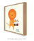 Quadro Decorativo Infantil Leão Musical Tambor