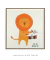 Quadro Decorativo Infantil Leão Musical Tambor - Quadros Incríveis