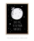 Imagem do Quadro Decorativo infantil Love you to the Moon and Back Fundo Preto