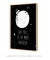 Imagem do Quadro Decorativo infantil Love you to the Moon and Back Fundo Preto