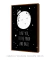 Quadro Decorativo infantil Love you to the Moon and Back Fundo Preto