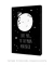 Quadro Decorativo infantil Love you to the Moon and Back Fundo Preto na internet