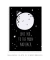 Imagem do Quadro Decorativo infantil Love you to the Moon and Back Fundo Preto