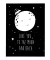 Quadro Decorativo infantil Love you to the Moon and Back Fundo Preto