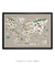Quadro Decorativo Infantil Mapa Mundi Animais Bege - Quadros Incríveis