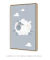 Quadro Decorativo Infantil Ovelhinha Fundo Cinza - Soninho - loja online