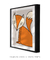 Quadro Decorativo Infantil Raposa Color - loja online