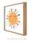 Quadro Decorativo Infantil Sol Série Nude