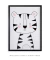 Quadro Decorativo Infantil Tigre Preto e Rosa - Quadros Incríveis
