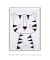 Quadro Decorativo Infantil Tigre Preto e Rosa - comprar online