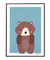 Quadro Decorativo infantil Urso Floresta