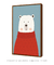 Quadro Decorativo Infantil Urso Polar - loja online