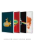 Quadro Decorativo Infantis Rock - Composição com 4 Quadros - Quadros Incríveis