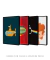 Quadro Decorativo Infantis Rock - Composição com 4 Quadros na internet