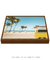 Quadro Decorativo Kombi Amarela Paisagem Praia na internet