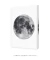 Quadro Decorativo Lua Fundo Branco - comprar online