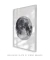 Quadro Decorativo Lua Fundo Branco