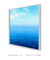 Quadro Decorativo Mar Azul Tranquilo Paisagem