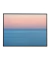 Quadro Decorativo Paisagem Mar Céu Rosa