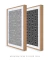 Imagem do Quadros Decorativos Abstratos Geométricos Hexagonal Étnico - Composição com 2 Quadros