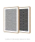 Quadros Decorativos Abstratos Geométricos Hexagonal Étnico - Composição com 2 Quadros - loja online