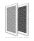 Imagem do Quadros Decorativos Abstratos Geométricos Hexagonal Étnico - Composição com 2 Quadros