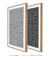 Quadros Decorativos Abstratos Geométricos Hexagonal Étnico - Composição com 2 Quadros - comprar online