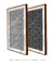 Quadros Decorativos Abstratos Geométricos Hexagonal Étnico - Composição com 2 Quadros - loja online