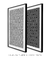 Imagem do Quadros Decorativos Abstratos Geométricos Hexagonal Étnico - Composição com 2 Quadros