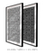 Quadros Decorativos Abstratos Geométricos Hexagonal Étnico - Composição com 2 Quadros