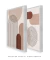 Quadros Decorativos Abstratos Geométricos Linhas Nudes - Composição com 2 Quadros - Quadros Incríveis