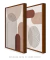 Quadros Decorativos Abstratos Geométricos Linhas Nudes - Composição com 2 Quadros - comprar online