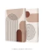 Quadros Decorativos Abstratos Geométricos Linhas Nudes - Composição com 2 Quadros na internet