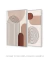 Quadros Decorativos Abstratos Geométricos Linhas Nudes - Composição com 2 Quadros - Quadros Incríveis