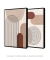 Quadros Decorativos Abstratos Geométricos Linhas Nudes - Composição com 2 Quadros