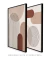 Imagem do Quadros Decorativos Abstratos Geométricos Linhas Nudes - Composição com 2 Quadros